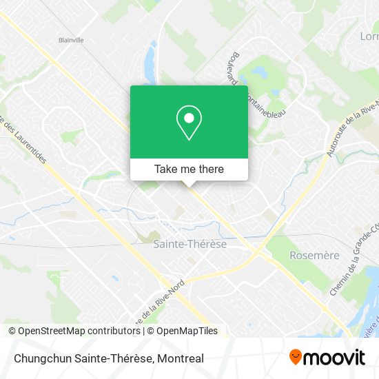 Chungchun Sainte-Thérèse map