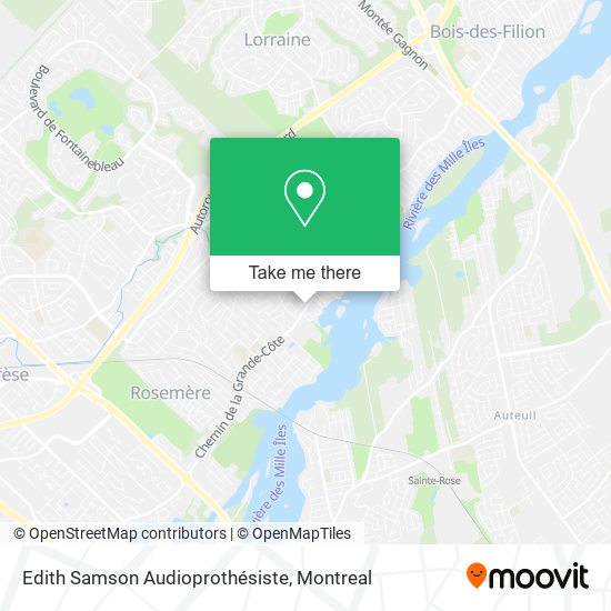 Edith Samson Audioprothésiste map