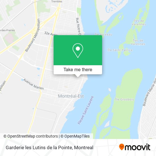 Garderie les Lutins de la Pointe map