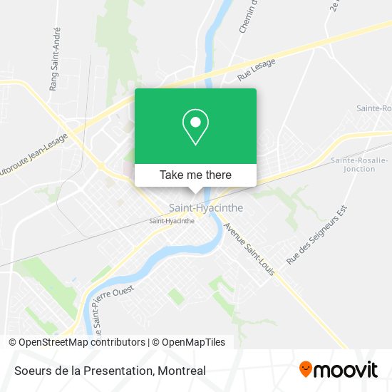 Soeurs de la Presentation map