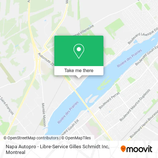 Napa Autopro - Libre-Service Gilles Schmidt Inc map