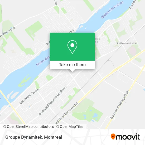 Groupe Dynamitek map