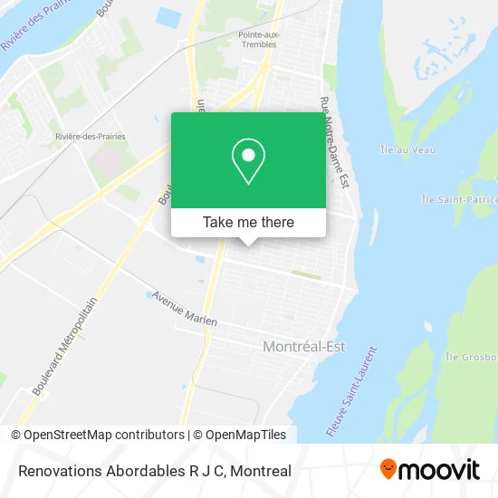 Renovations Abordables R J C map