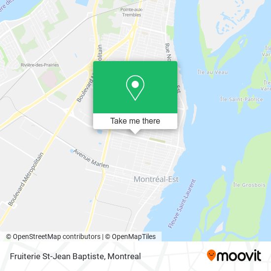 Fruiterie St-Jean Baptiste map