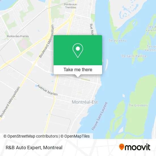 R&B Auto Expert map