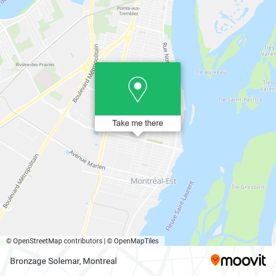 Bronzage Solemar map