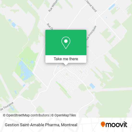 Gestion Saint-Amable Pharma map