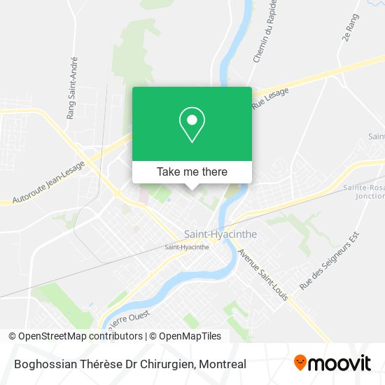 Boghossian Thérèse Dr Chirurgien map