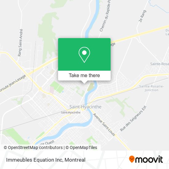 Immeubles Equation Inc map