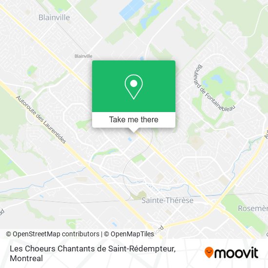 Les Choeurs Chantants de Saint-Rédempteur map