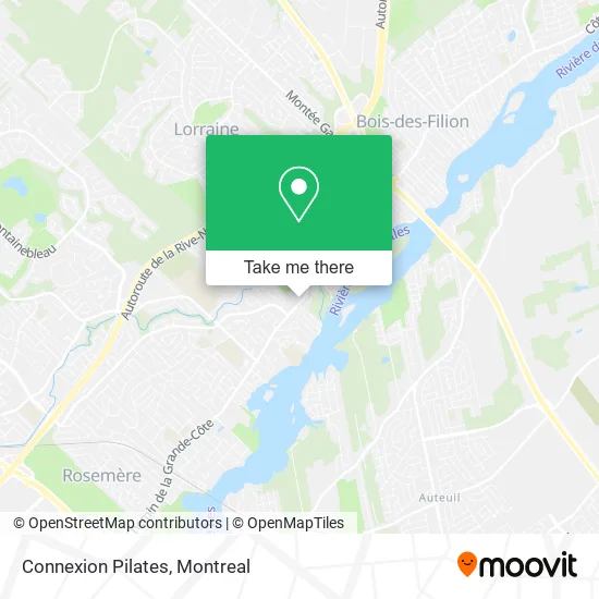 Connexion Pilates map