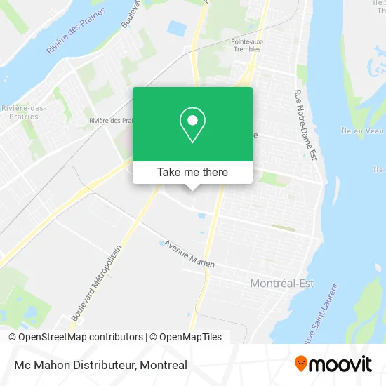 Mc Mahon Distributeur map