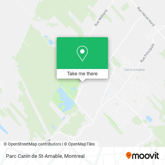 Parc Canin de St-Amable map
