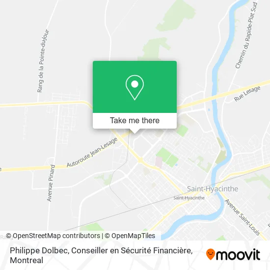 Philippe Dolbec, Conseiller en Sécurité Financière map
