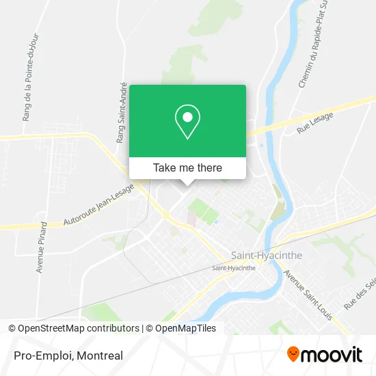 Pro-Emploi map