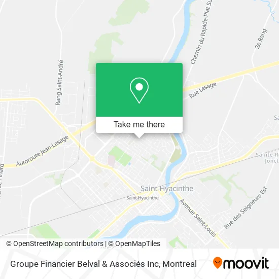 Groupe Financier Belval & Associés Inc map