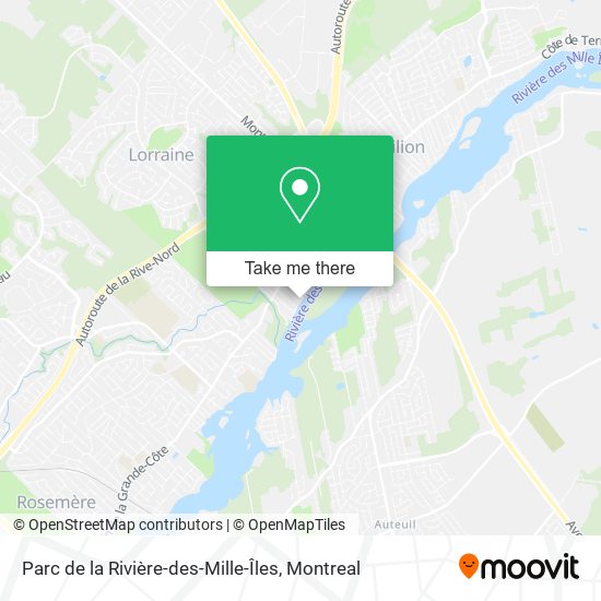 Parc de la Rivière-des-Mille-Îles map