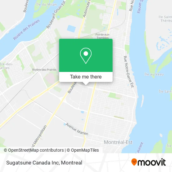 Sugatsune Canada Inc map