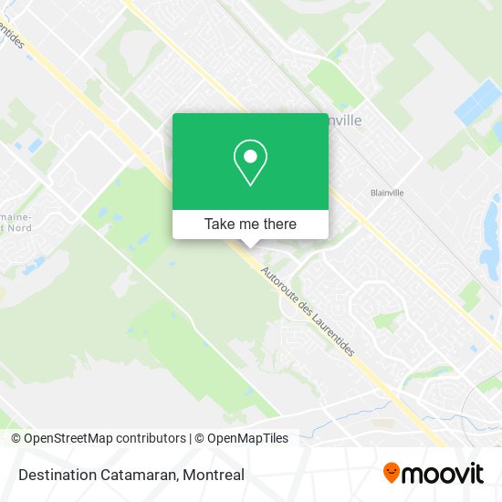 Destination Catamaran map