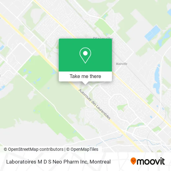 Laboratoires M D S Neo Pharm Inc map