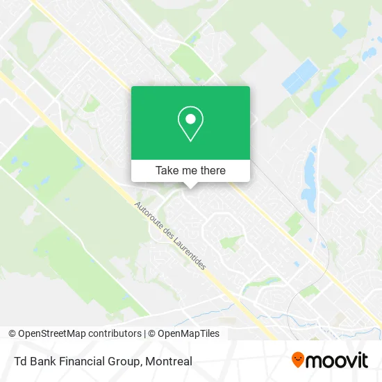 Td Bank Financial Group map