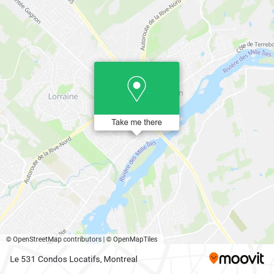Le 531 Condos Locatifs map