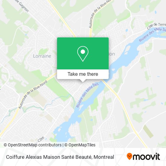 Coiffure Alexias Maison Santé Beauté map