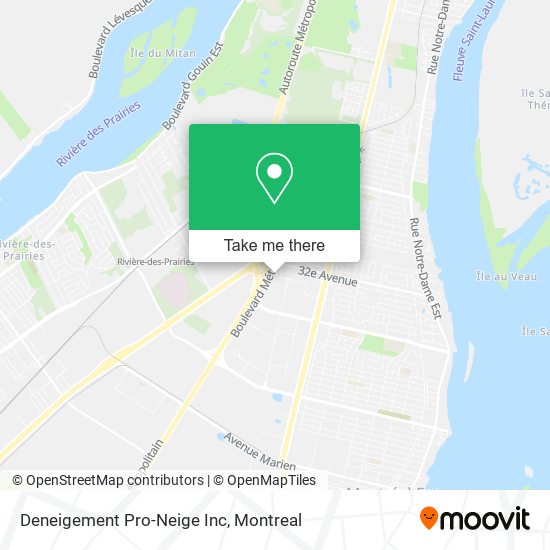Deneigement Pro-Neige Inc map