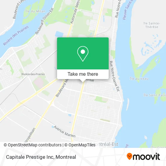 Capitale Prestige Inc map