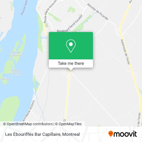 Les Ébouriffés Bar Capillaire map
