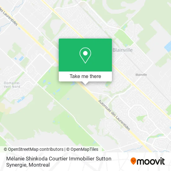 Mélanie Shinkoda Courtier Immobilier Sutton Synergie map