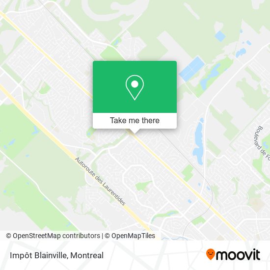 Impôt Blainville map