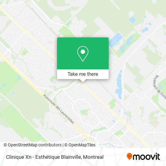 Clinique Xn - Esthétique Blainville map