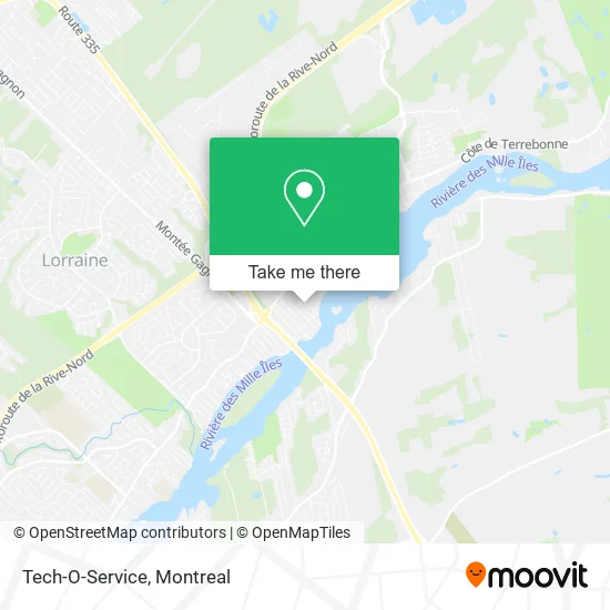 Tech-O-Service map