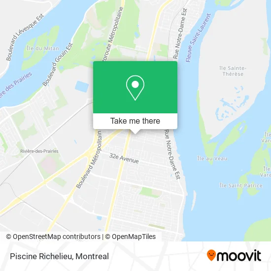 Piscine Richelieu map