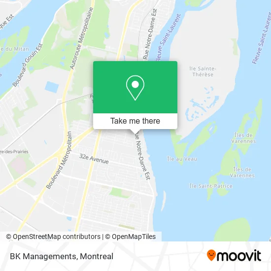 BK Managements map