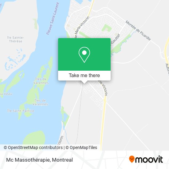 Mc Massothérapie map