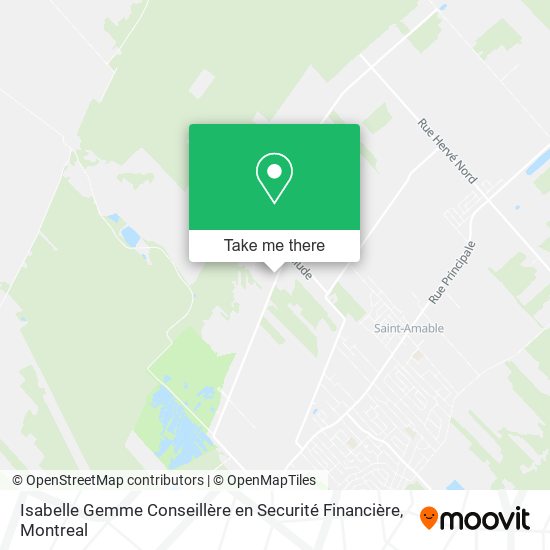 Isabelle Gemme Conseillère en Securité Financière map