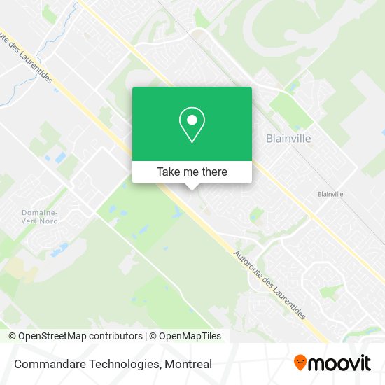 Commandare Technologies map