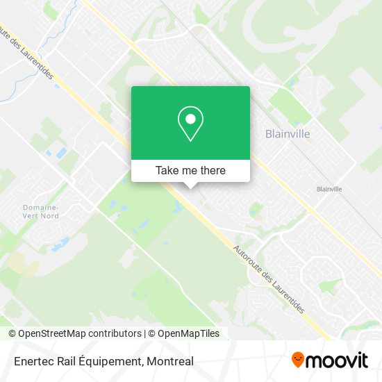Enertec Rail Équipement map