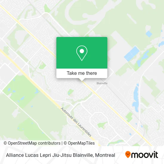 Alliance Lucas Lepri Jiu-Jitsu Blainville map