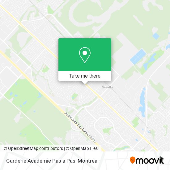 Garderie Académie Pas a Pas map