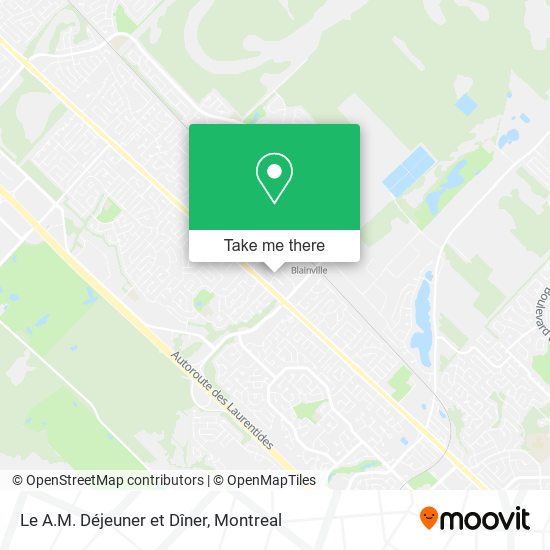 Le A.M. Déjeuner et Dîner map