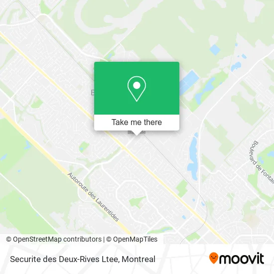 Securite des Deux-Rives Ltee map