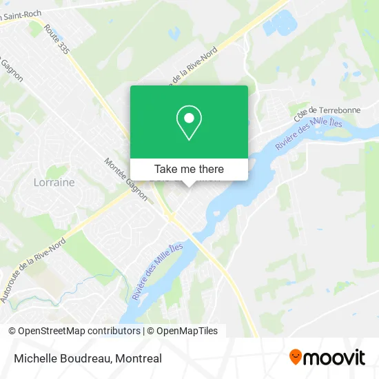 Michelle Boudreau map