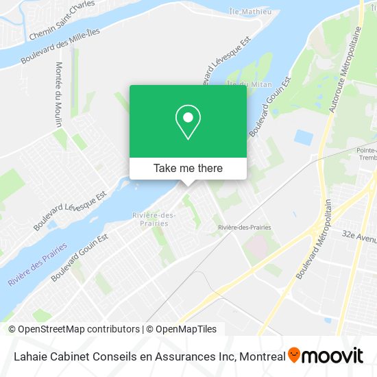 Lahaie Cabinet Conseils en Assurances Inc map