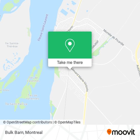 Bulk Barn map