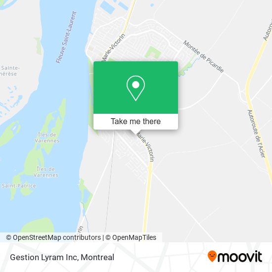 Gestion Lyram Inc map