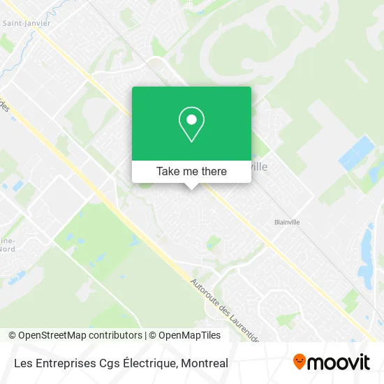 Les Entreprises Cgs Électrique map