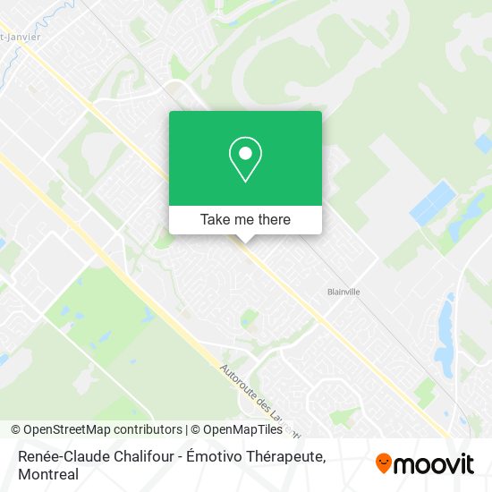 Renée-Claude Chalifour - Émotivo Thérapeute map